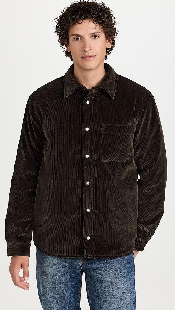 John Elliott Corduroy Padded Overshirt | Shopbop Product Image