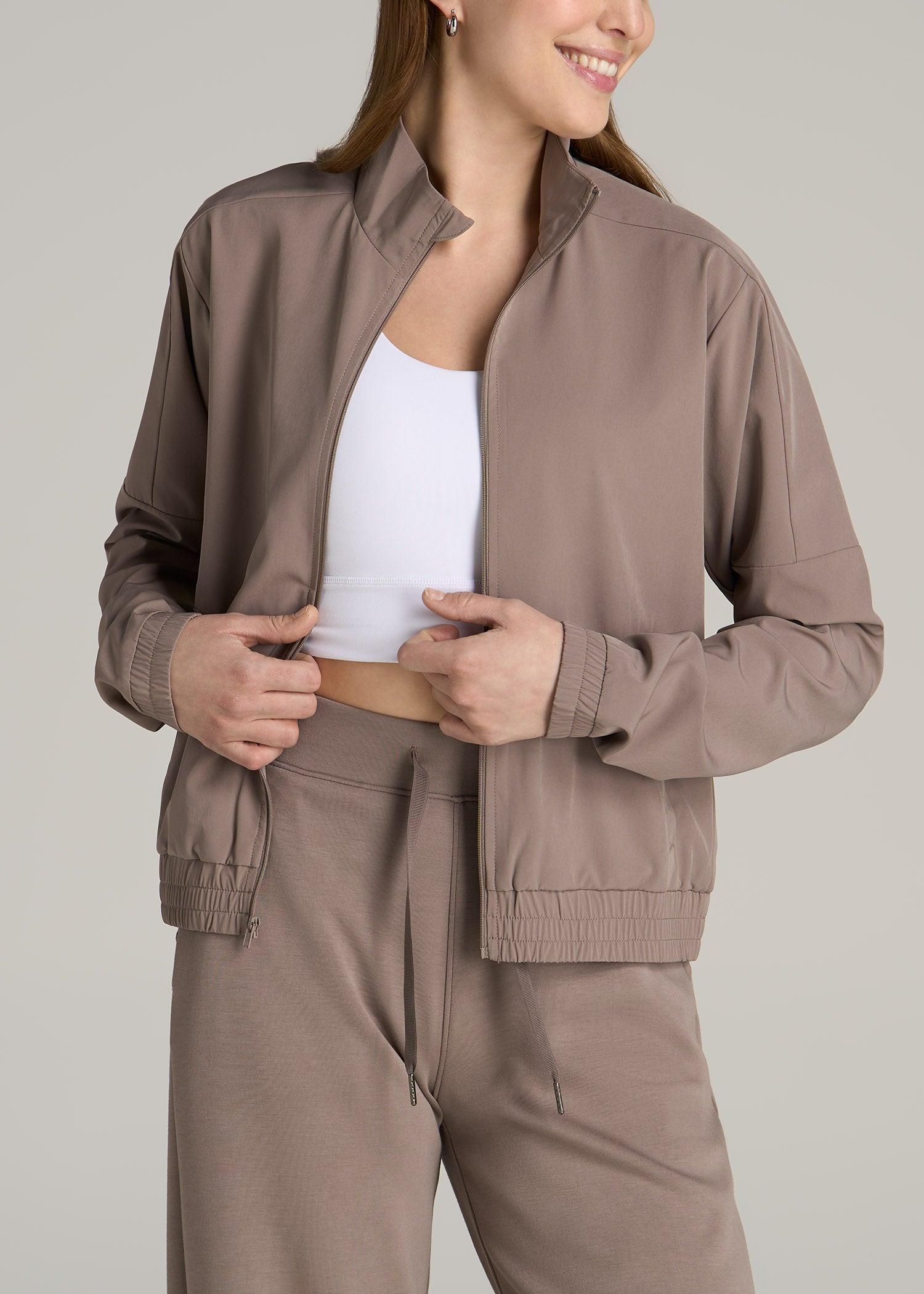 Layer Up Jacket for Tall Women in Portobello Female Product Image