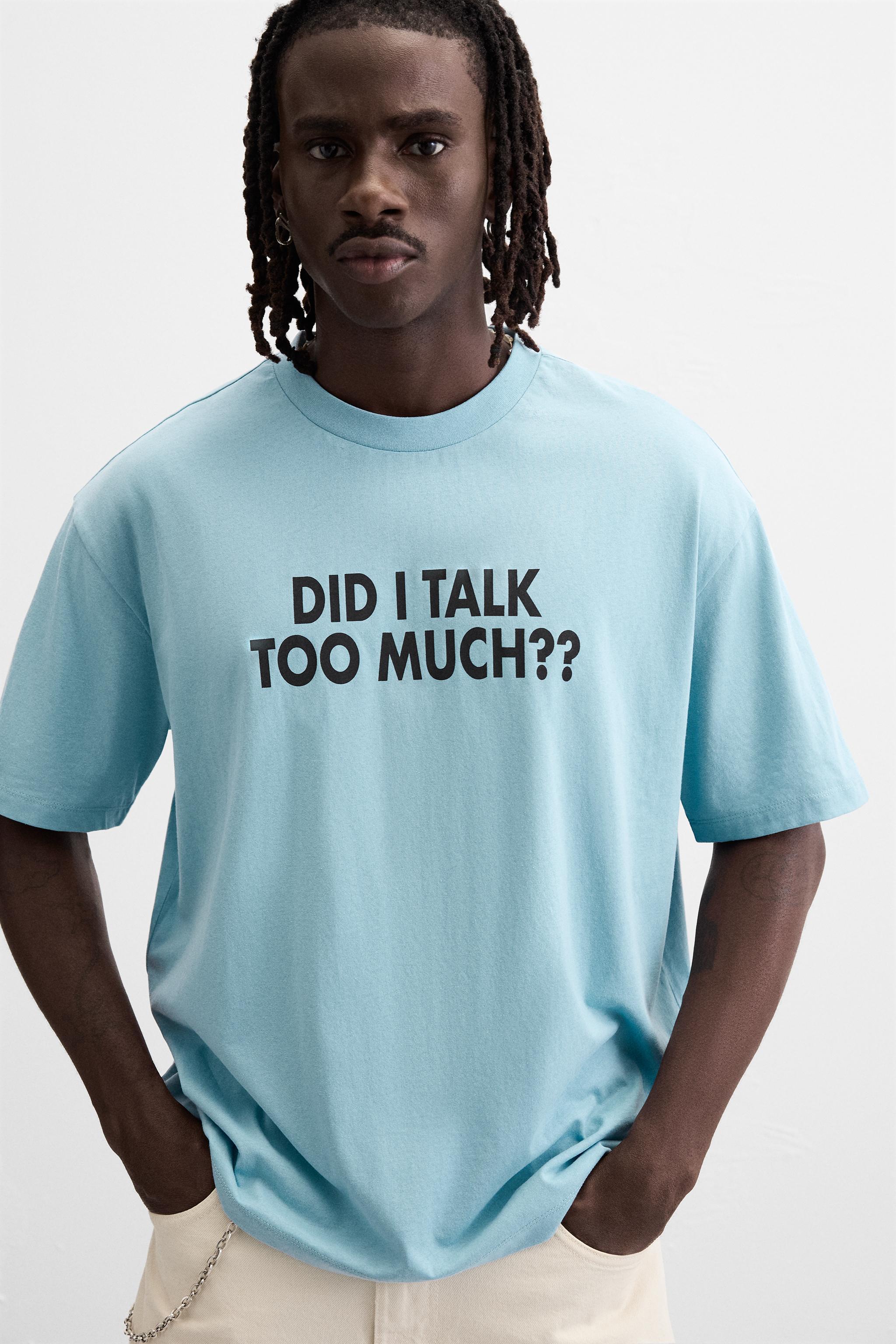 TEXT PRINT T-SHIRT Product Image