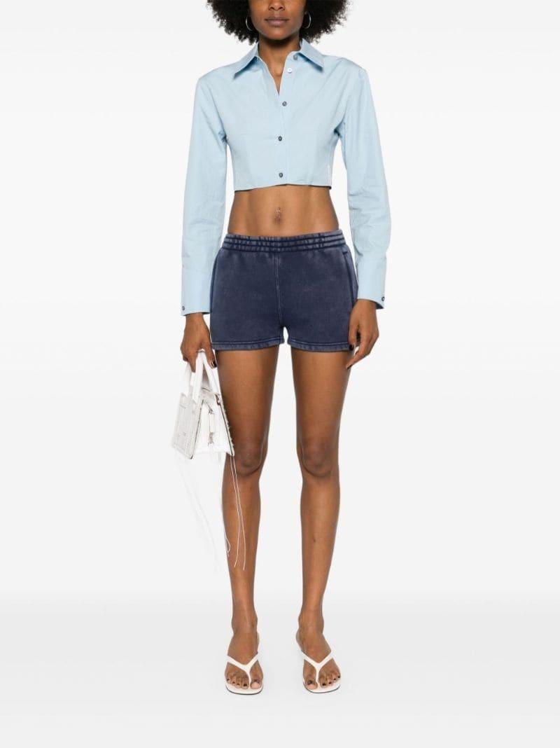 ALEXANDER WANG T T By Alexander Wang Shorts In Blue Product Image