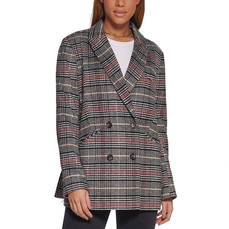 Womens Levis Relaxed Shacket Blazer Red Houndsto Product Image