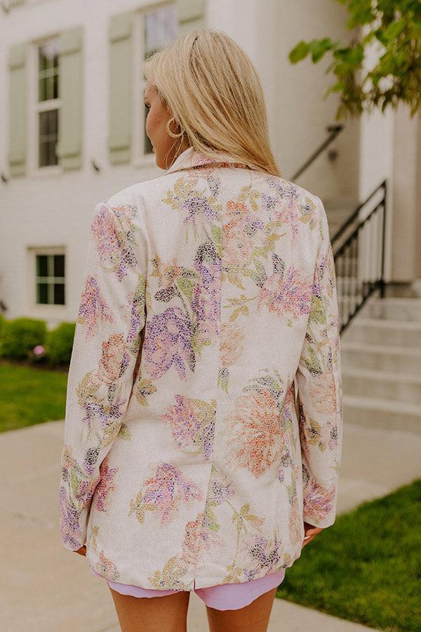 Garden Party Floral Blazer Product Image