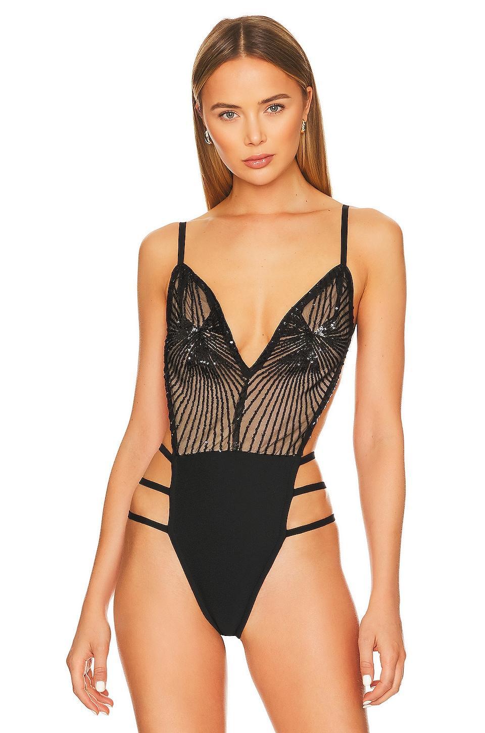 Lucinda Cut Out Bodysuit superdown Product Image