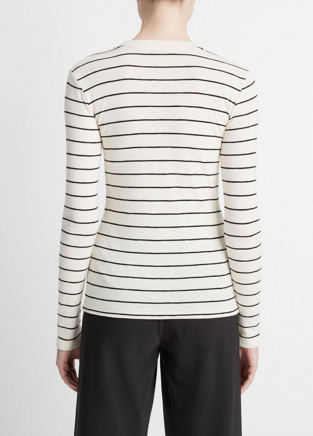 Striped Long-Sleeve T-Shirt Product Image