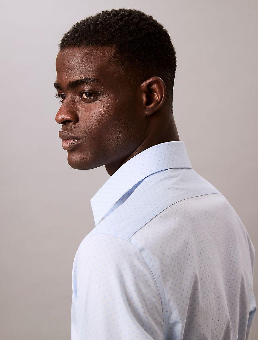 Steel Solid Slim Fit Button-Down Shirt Product Image