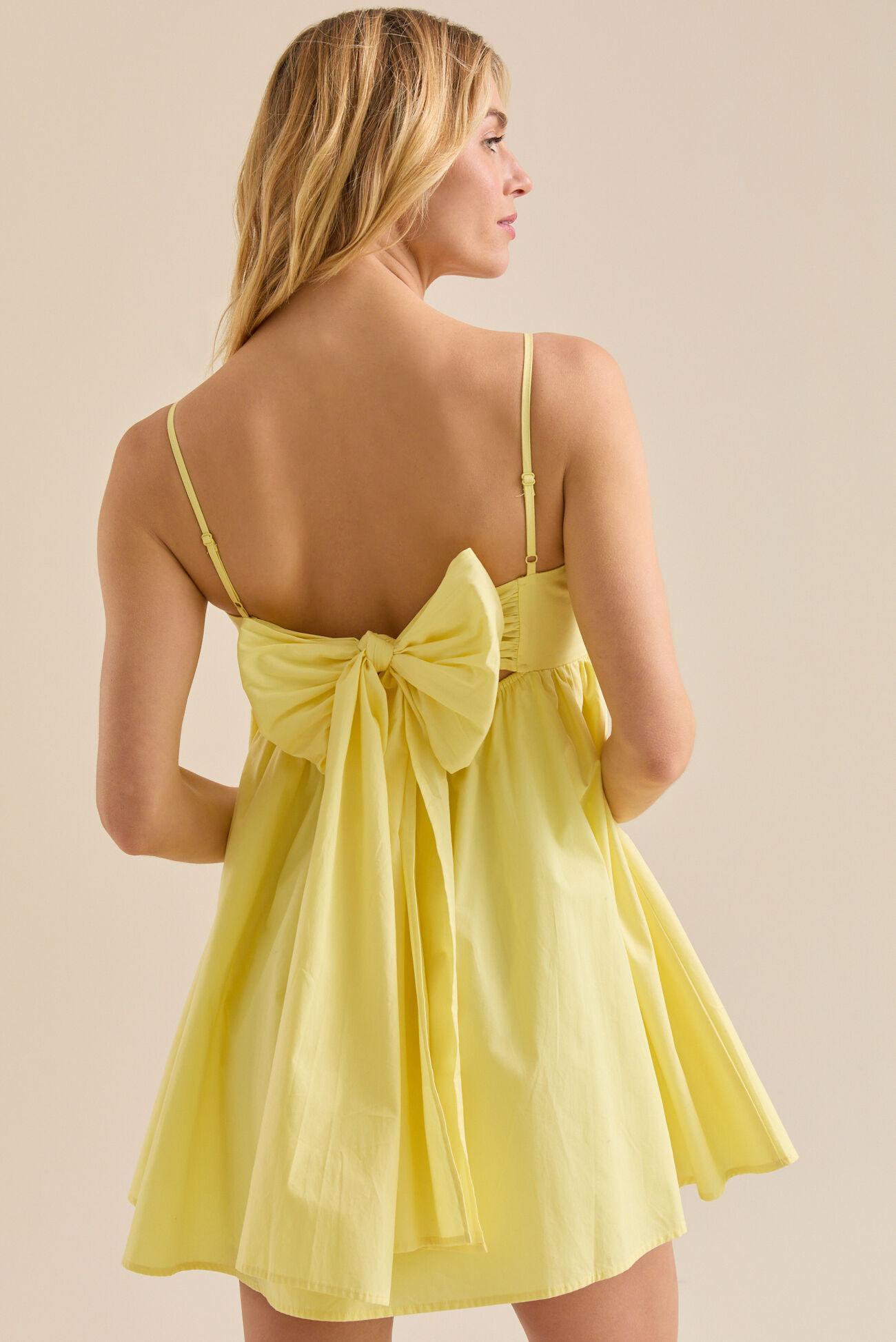 Jancy Bow Mini Dress Product Image