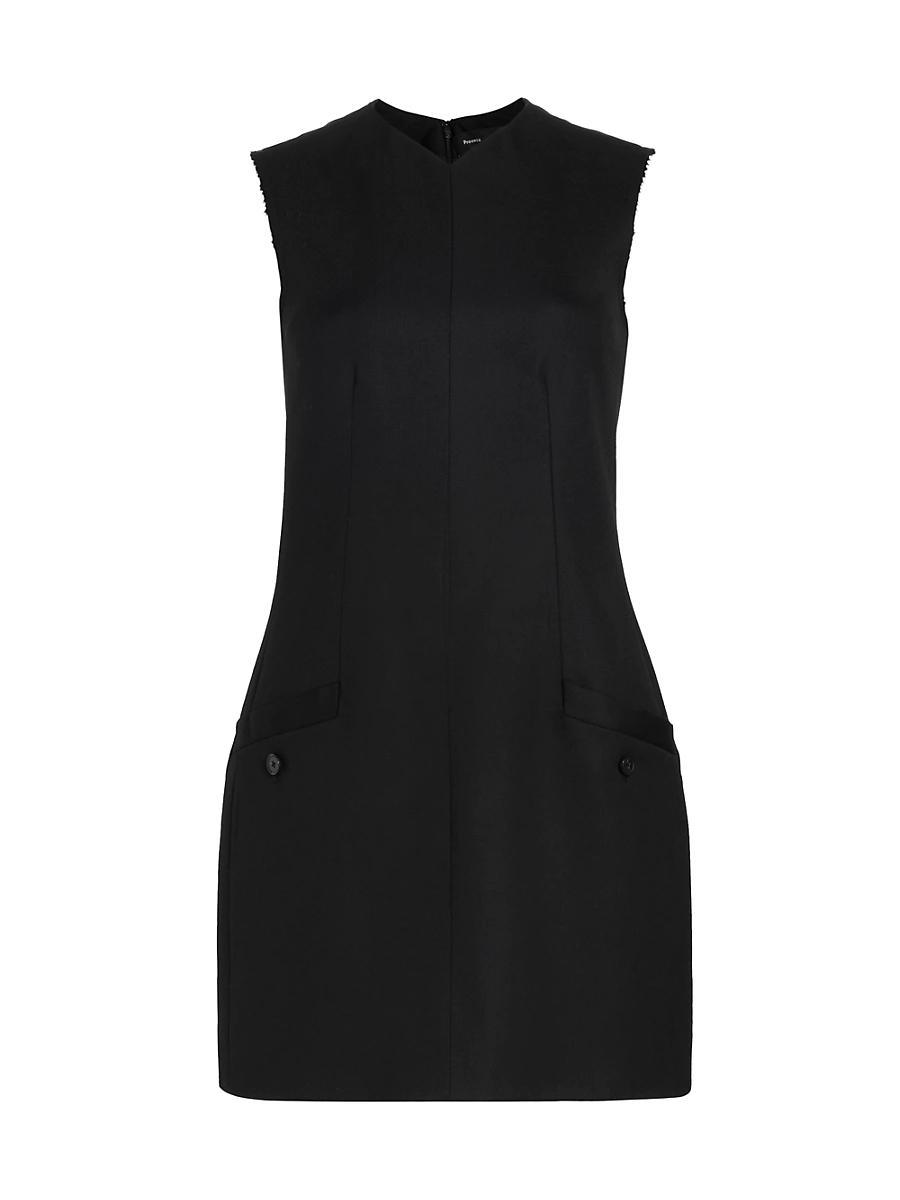 Womens Skyler Wool Twill Sheath Dress Product Image