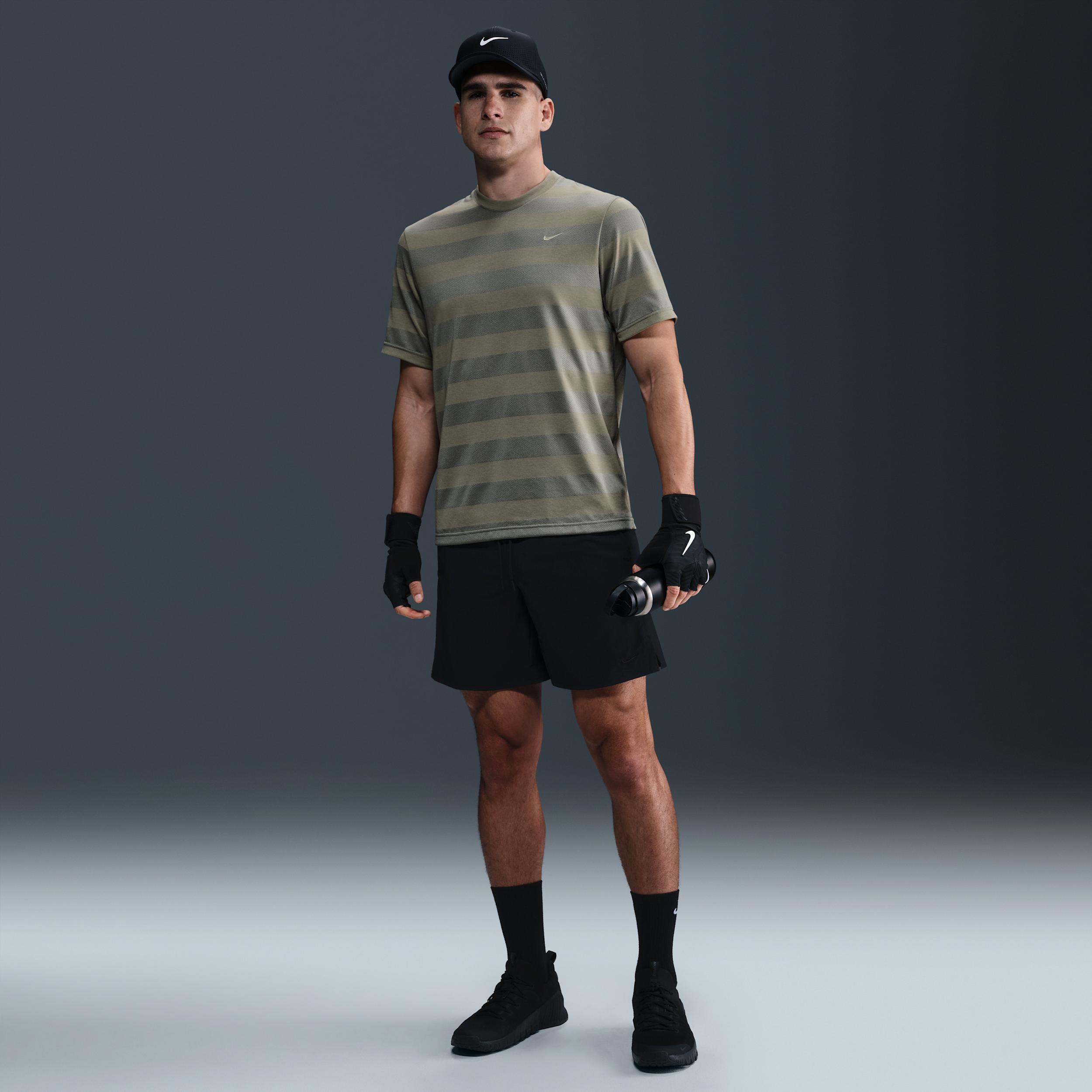 Mens Nike Primary Dri-FIT Striped Fitness Top Product Image