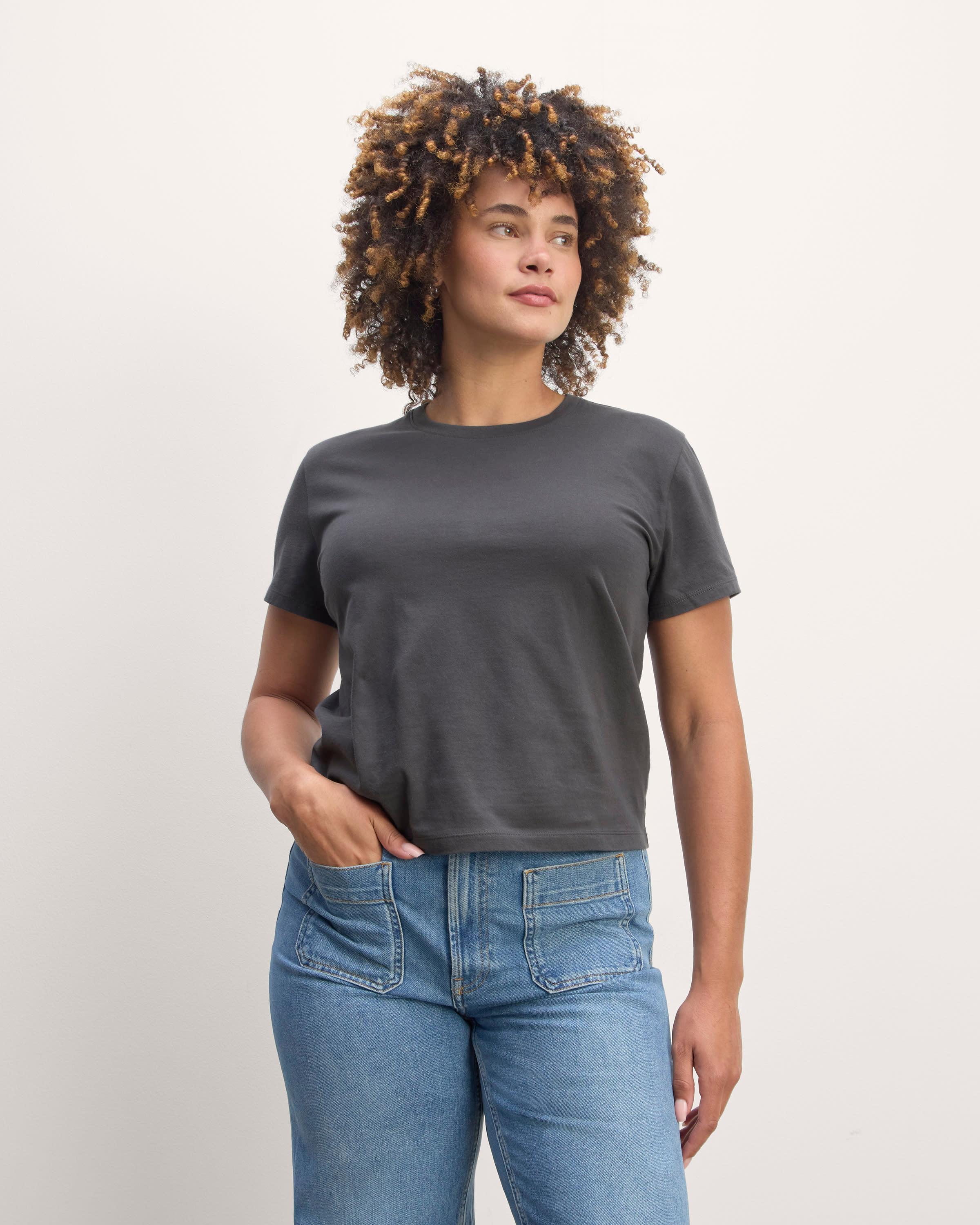 Womens Box-Cut T-Shirt in Essential Cotton by Everlane Product Image