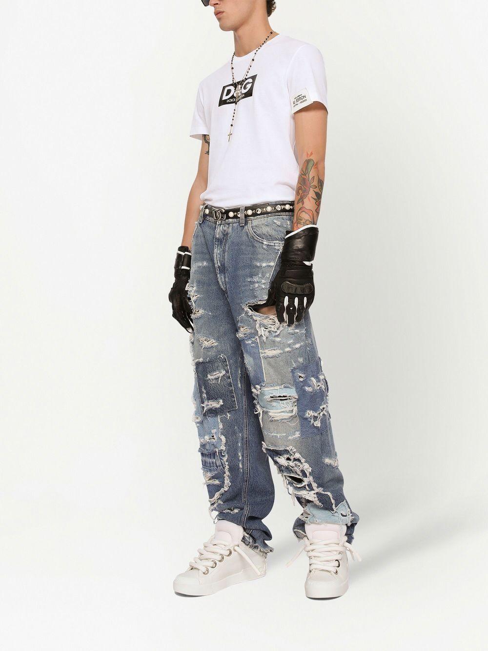 logo-patch cotton T-shirt Product Image