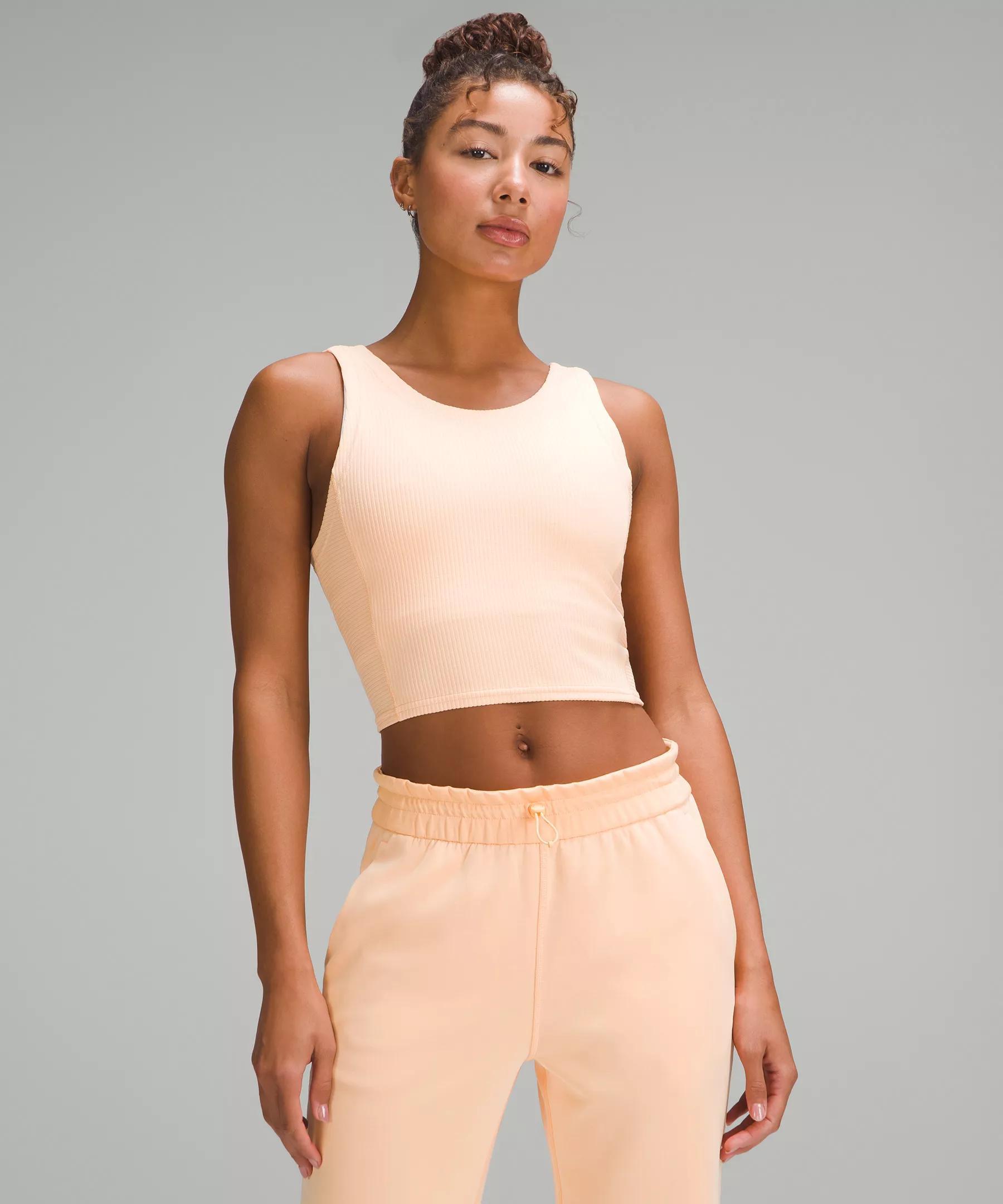 Ribbed Softstreme Cropped Tank Top Product Image