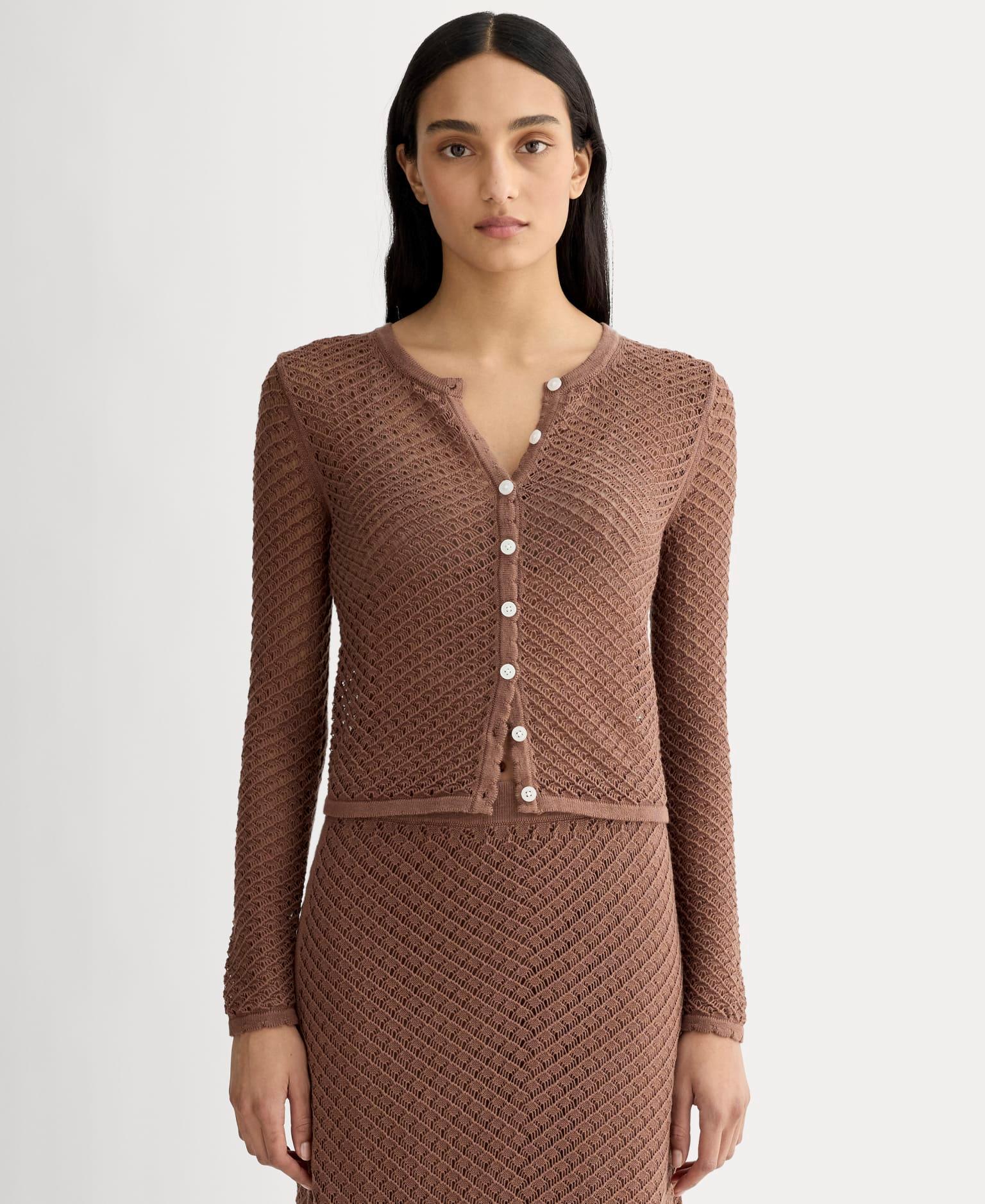 Womens Lace Knit Cardigan by Everlane Product Image