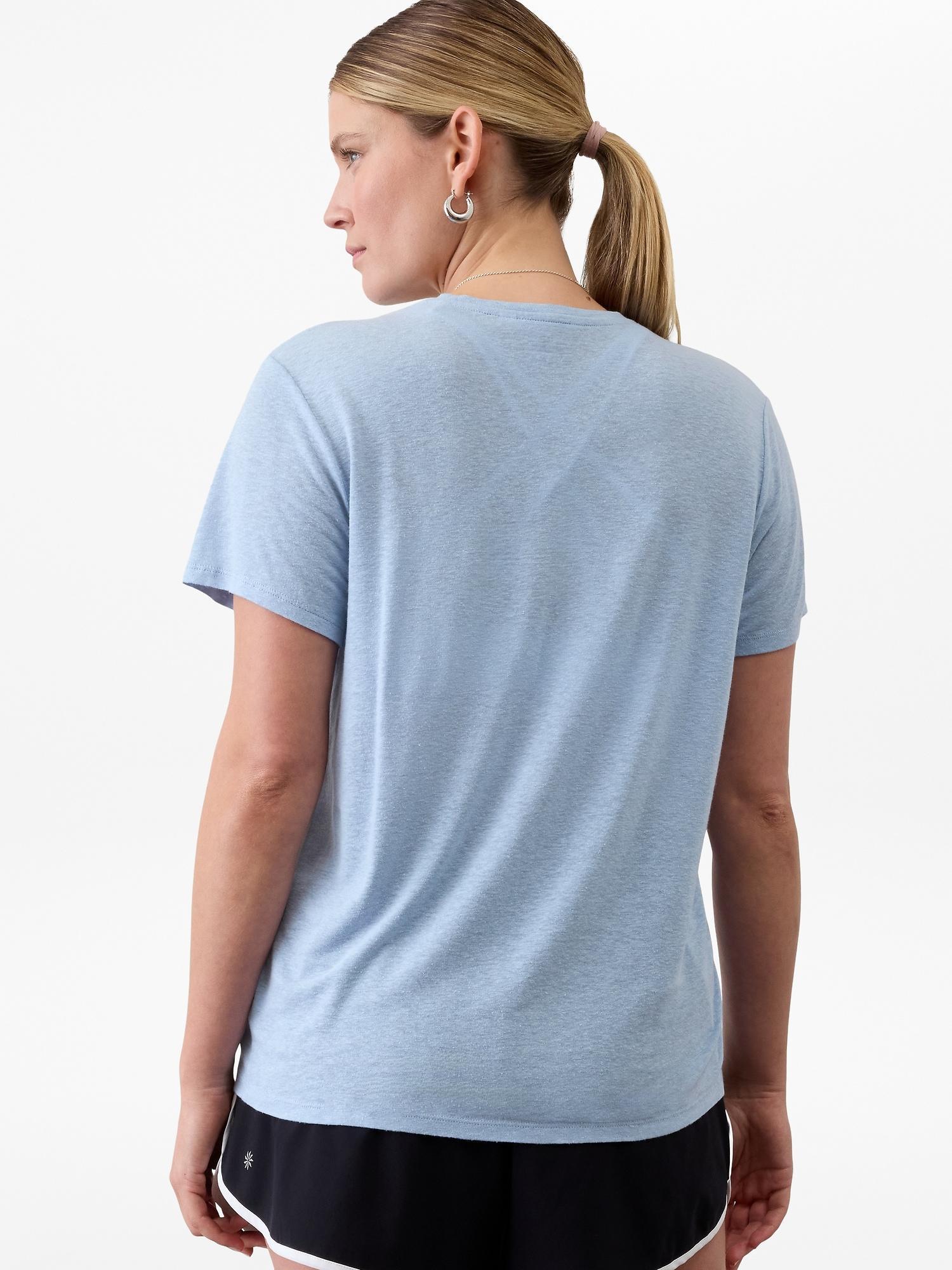 Getaway Linen Blend Tee Product Image