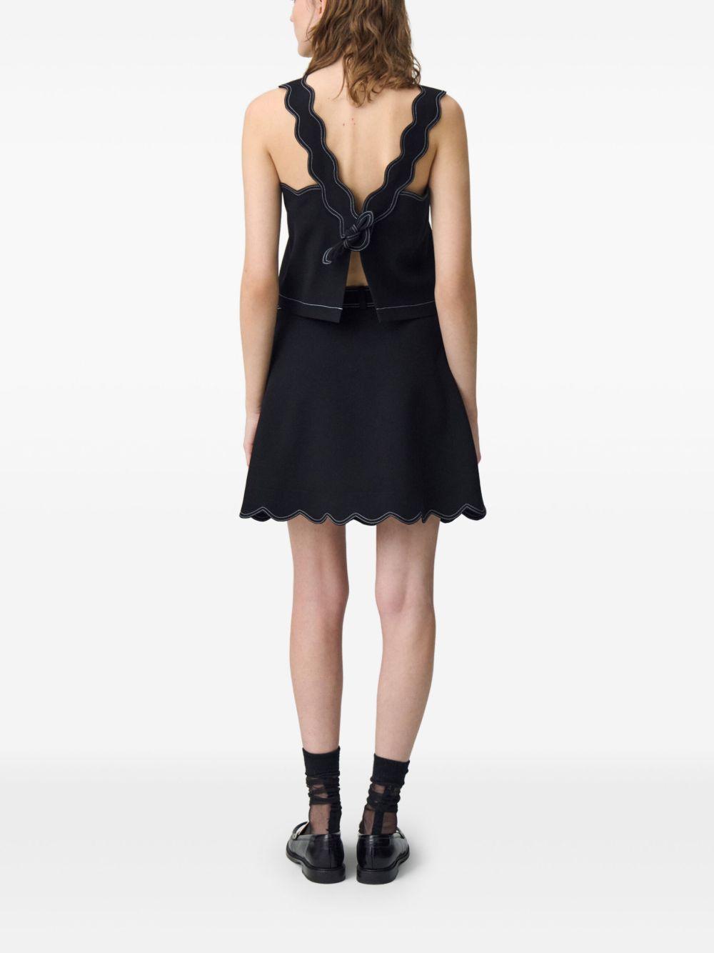 scallop-edge tank top Product Image