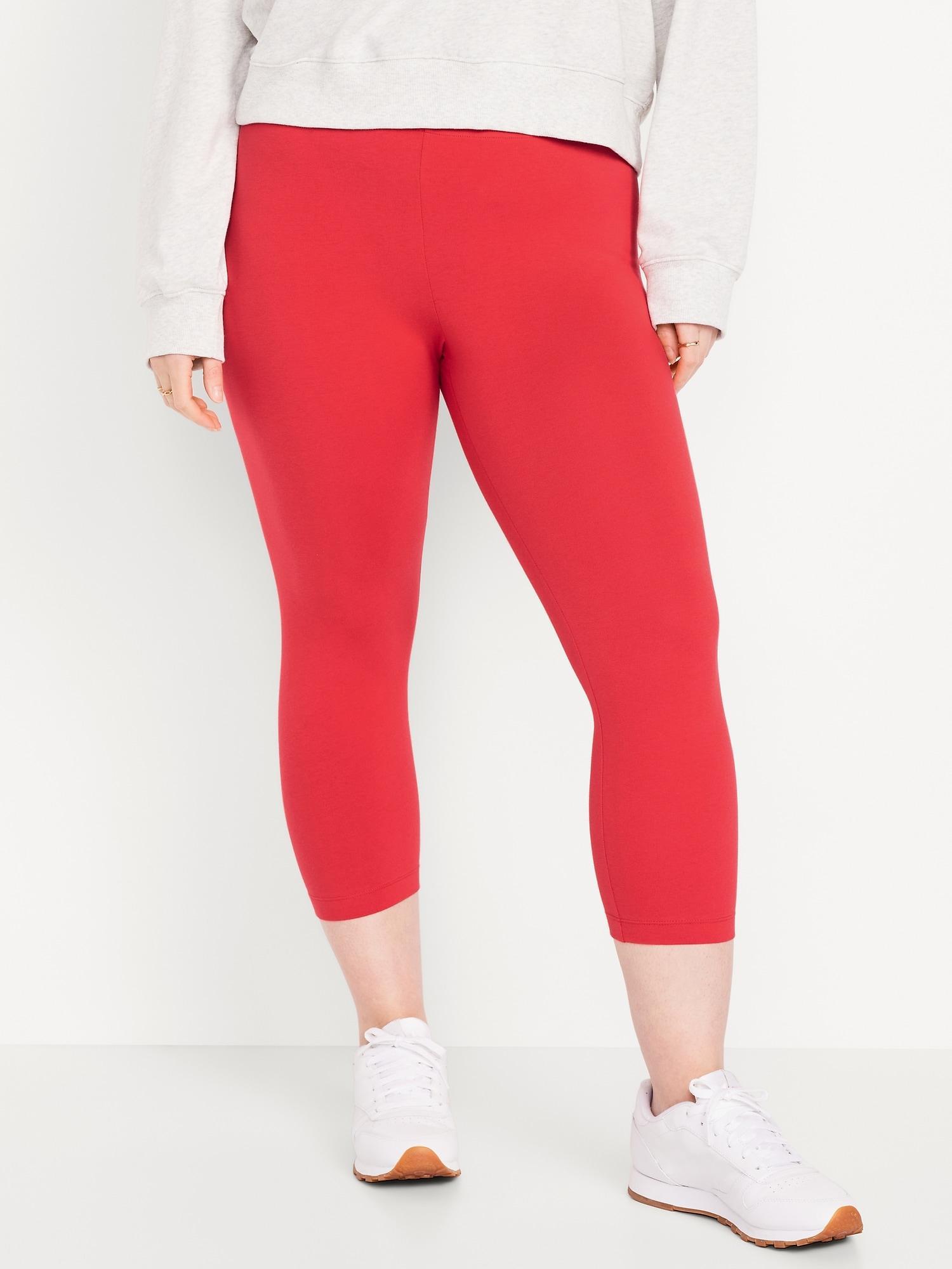 High-Waisted Fashion Layering Cropped Legging Product Image