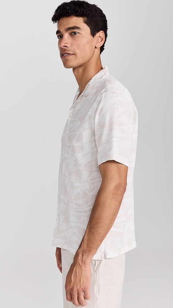 Theory Irving Printed Linen Shirt | Shopbop Product Image