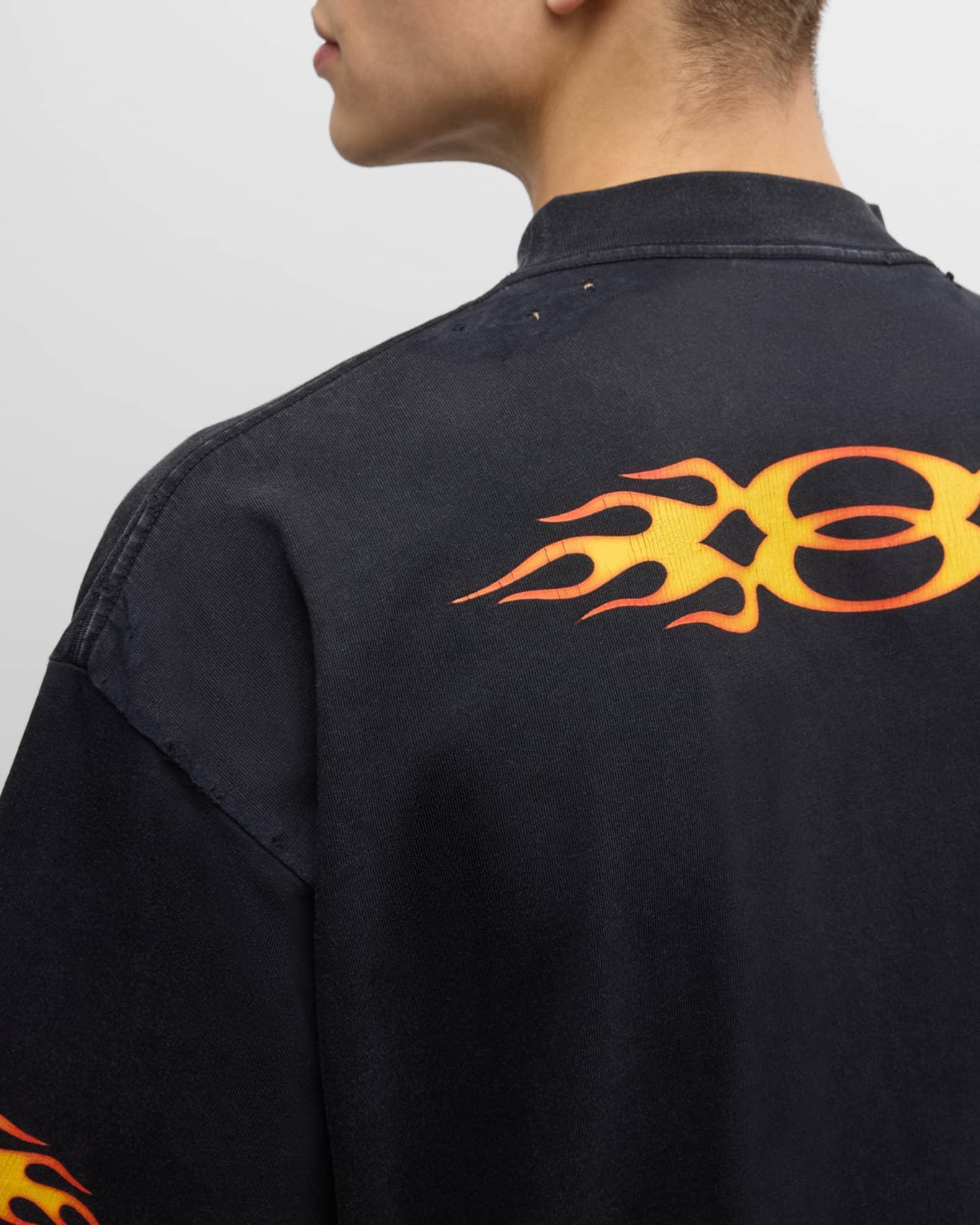 Men's Burning Unity Oversized T-Shirt Product Image