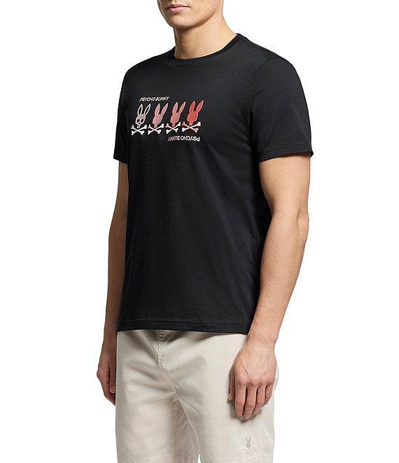 Psycho Bunny Oceania Embroidered Logo Short Sleeve T-Shirt Product Image