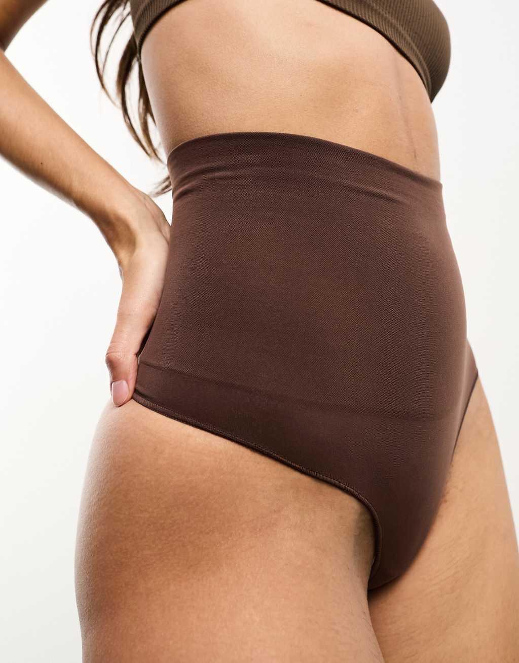 Vero Moda seamless high waisted thong Product Image