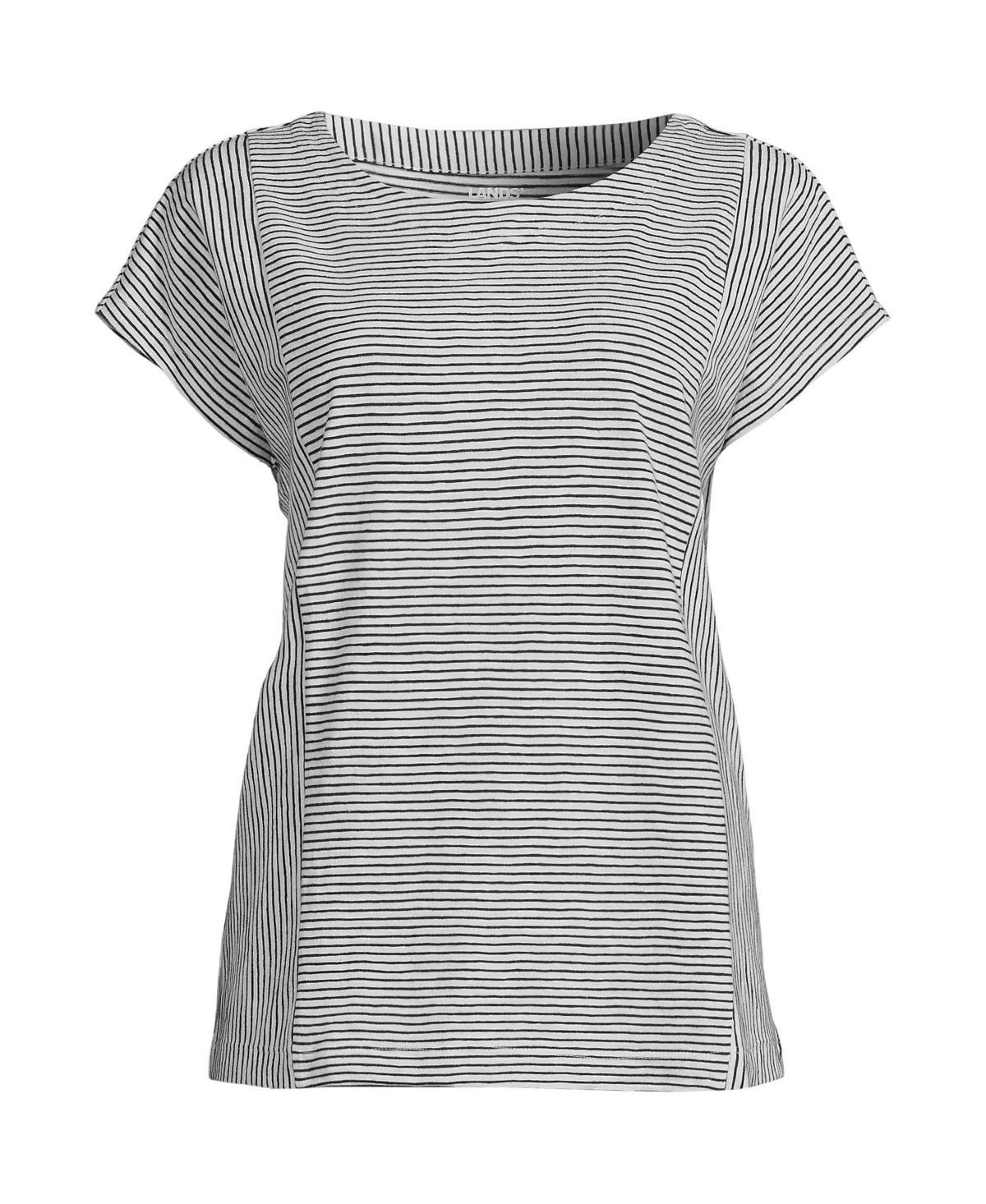 Womens Lands End Slub Tee Product Image