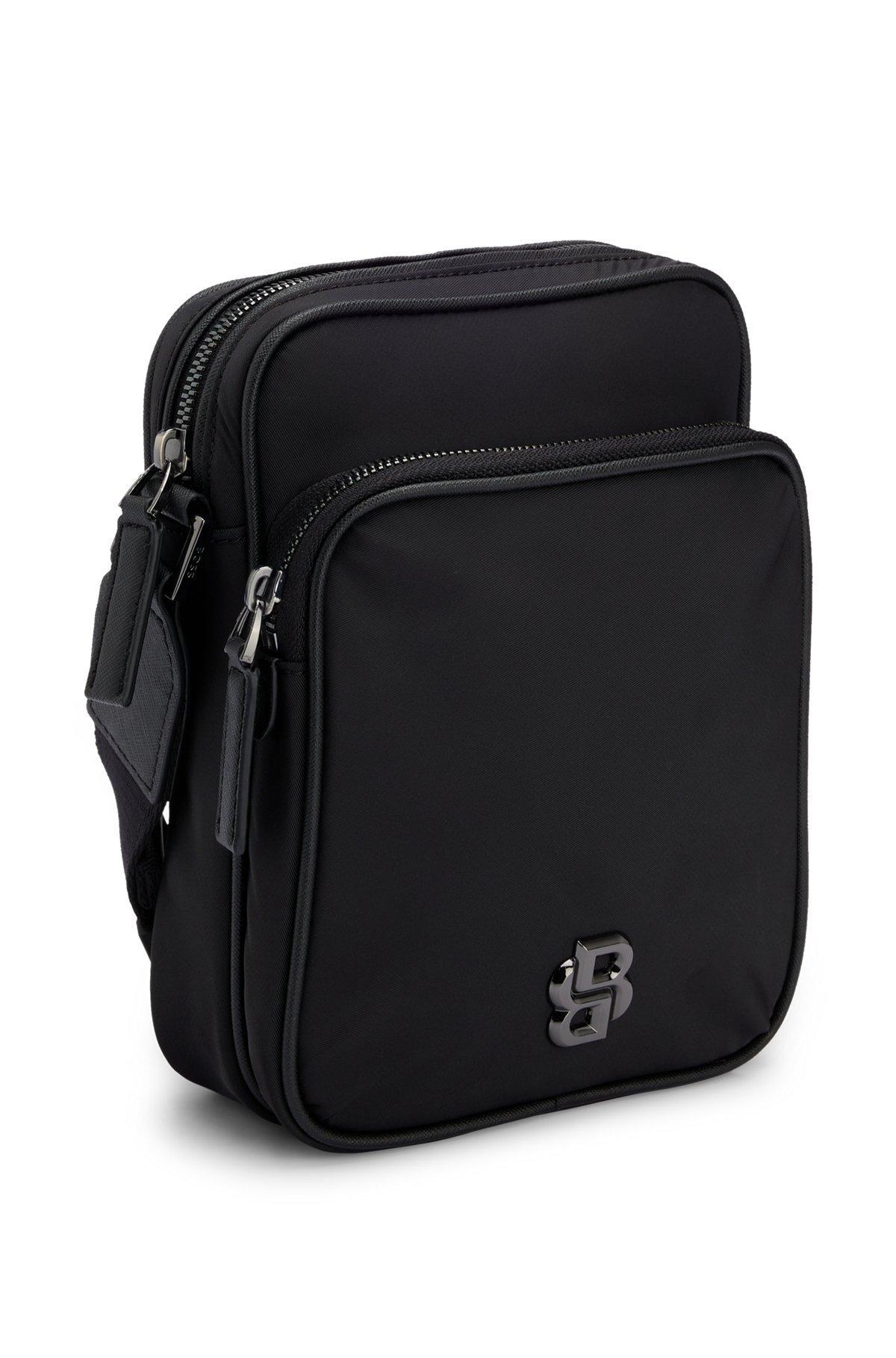 Twill reporter bag with Double B monogram Product Image