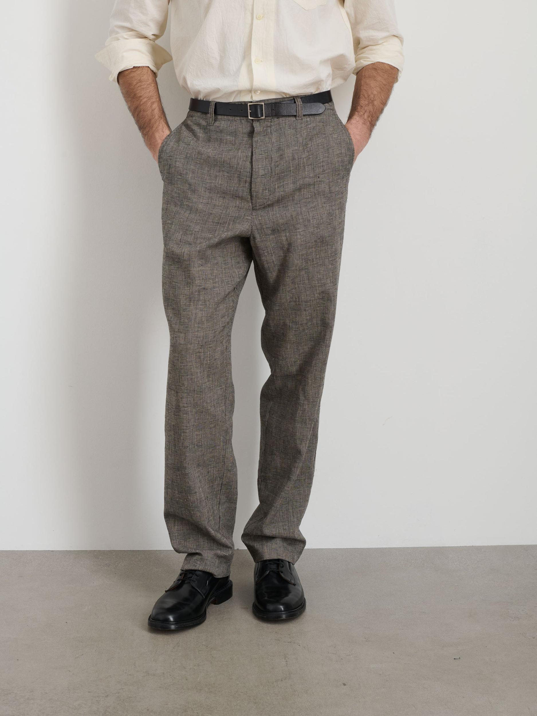 Cooper Trouser in Glen Plaid Product Image