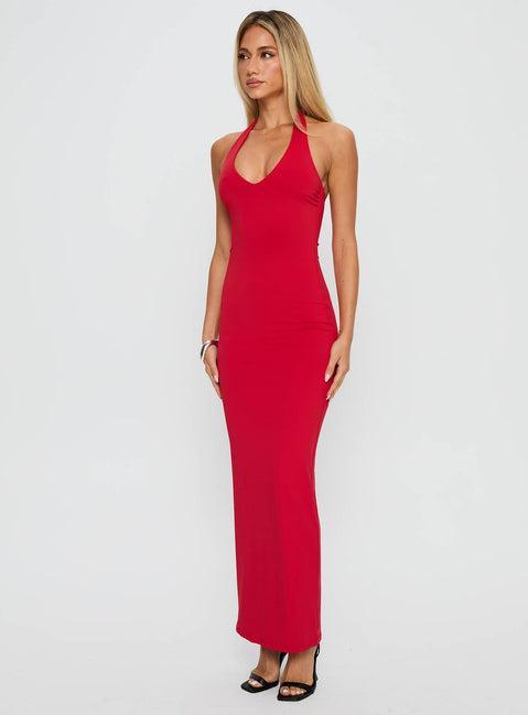 Spicy Maxi Dress Red Product Image