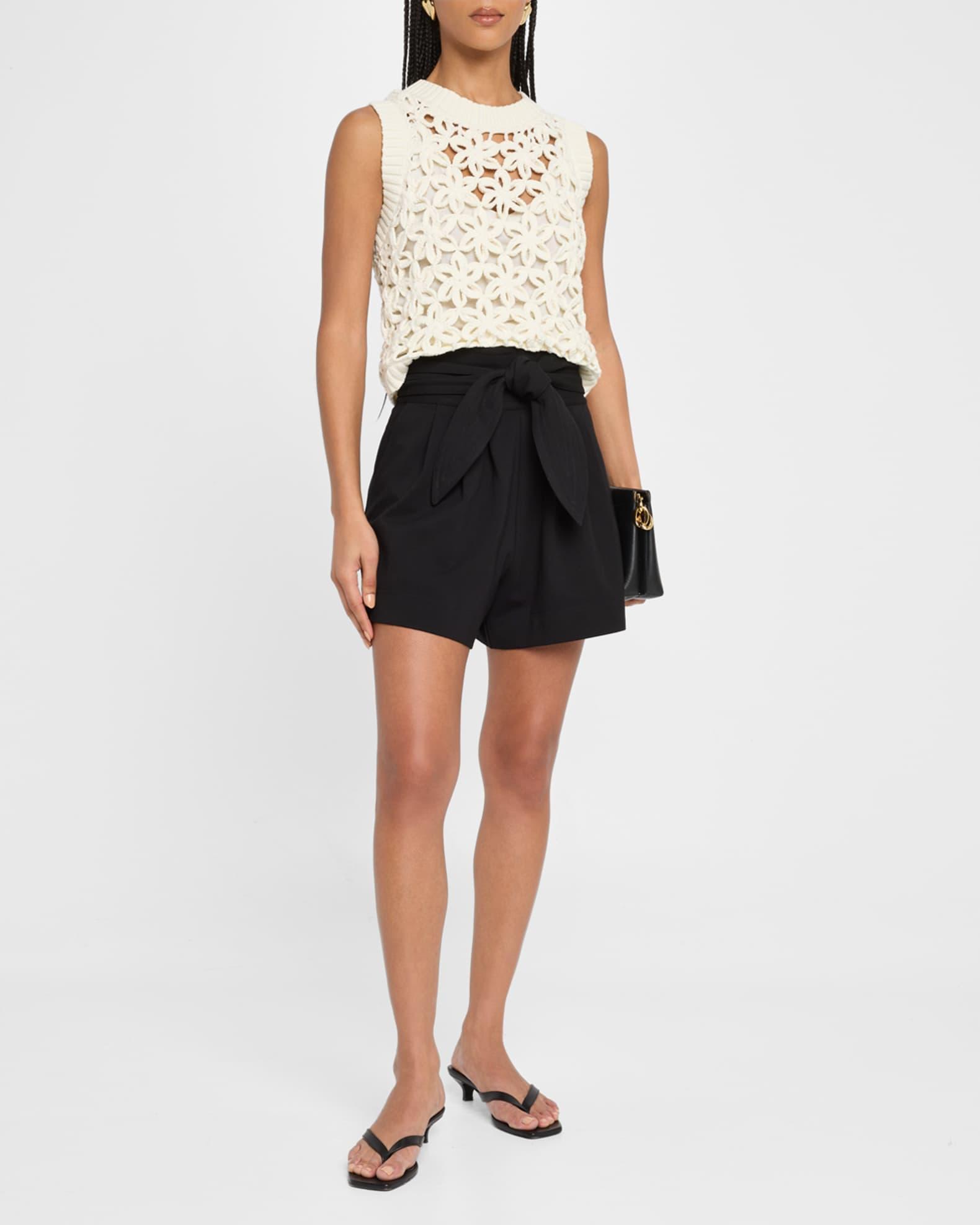 Thea Floral Mesh Shell Top Product Image