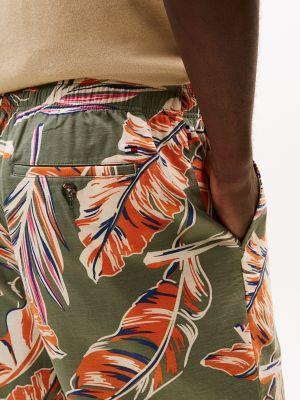 Relaxed Fit 7" Banana Leaf Print Short Product Image