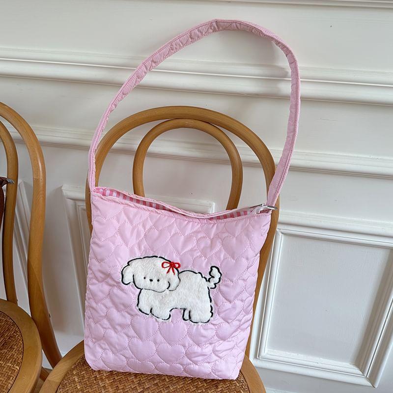 Animal Applique Quilted Tote Bag Product Image