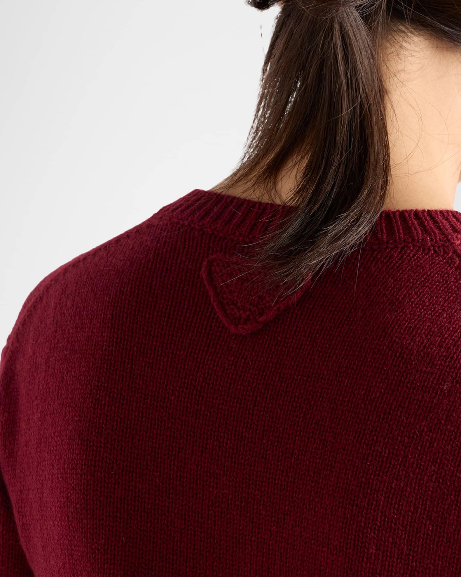 Cashmere Crewneck Cardigan Product Image