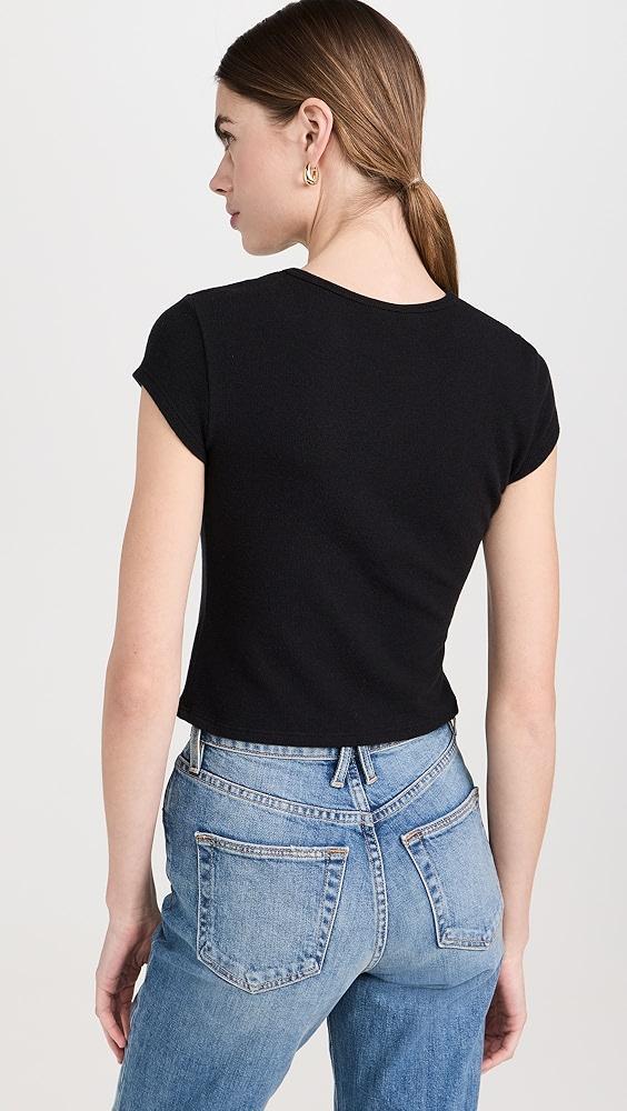 Reformation Olive Knit Top | Shopbop Product Image