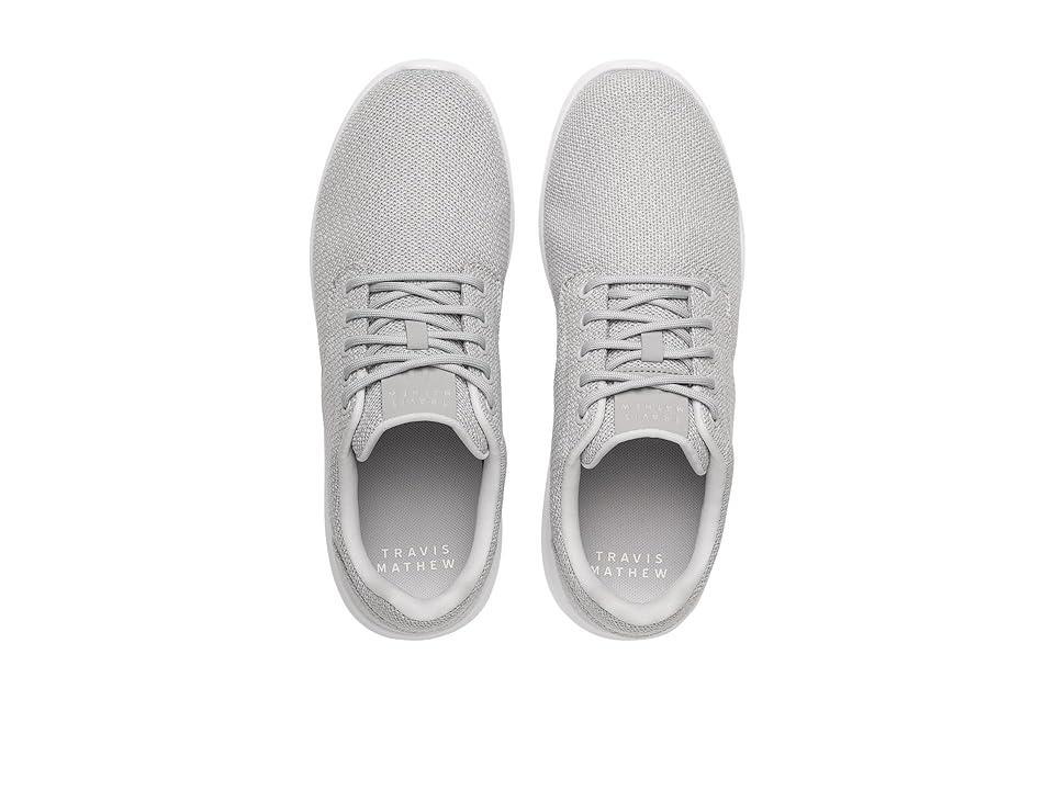 TravisMathew The Daily 2.0 Knit (Heather Grey Pinstripe) Men's Walking Shoes Product Image