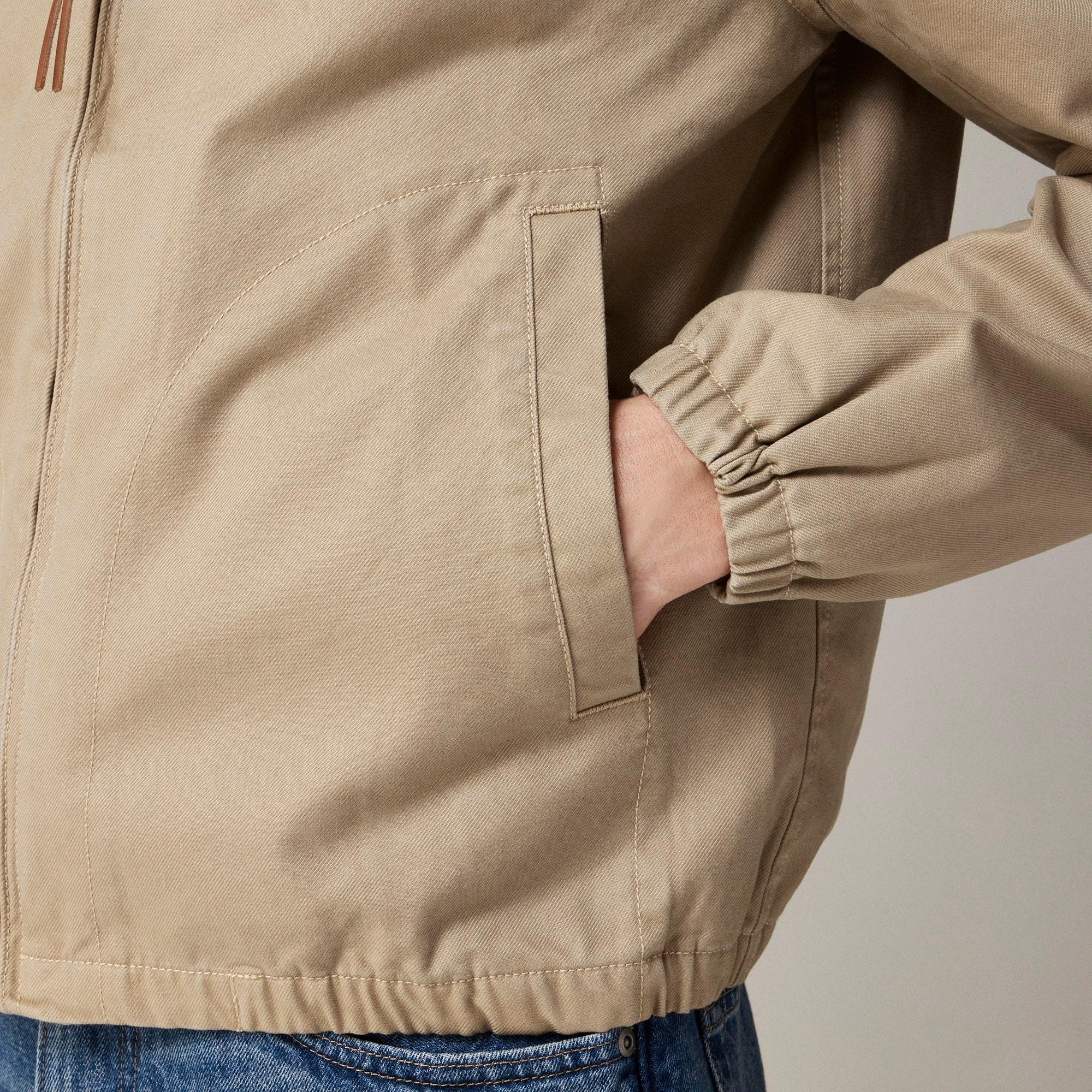 Harrington jacket in cotton twill Product Image