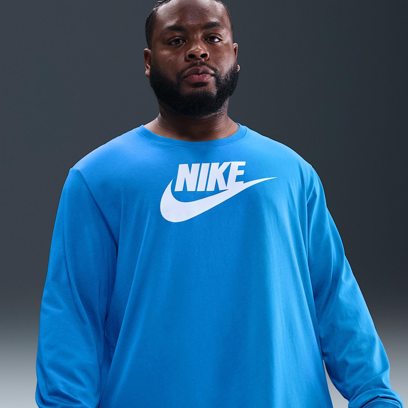 Mens Nike Sportswear Long-Sleeve T-Shirt | CI6291-435 Product Image