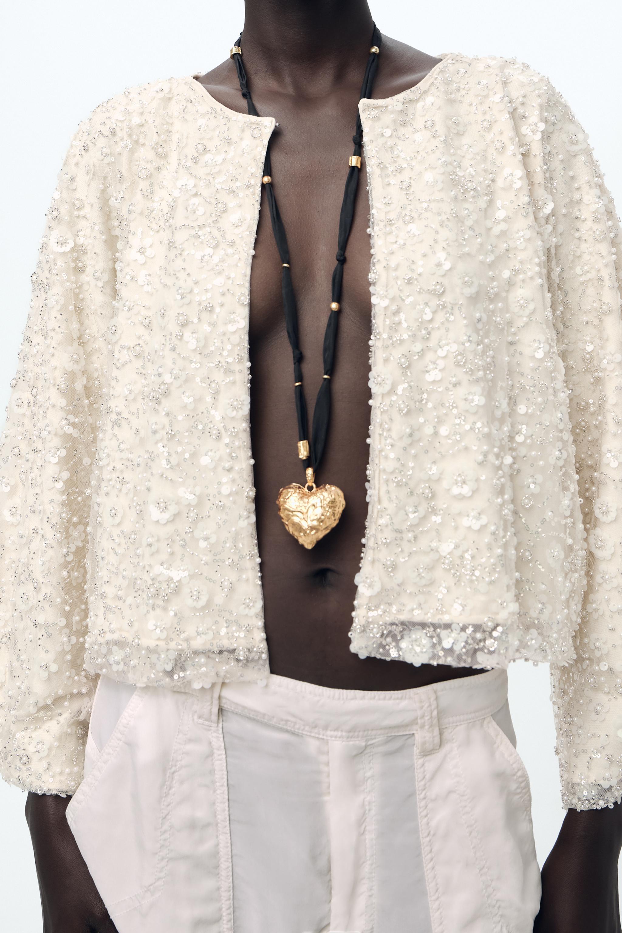 BEADED SEQUIN JACKET Product Image