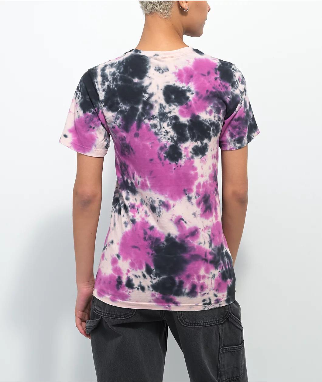 Santa Cruz Scorpio Purple & Black Tie Dye T-Shirt Product Image