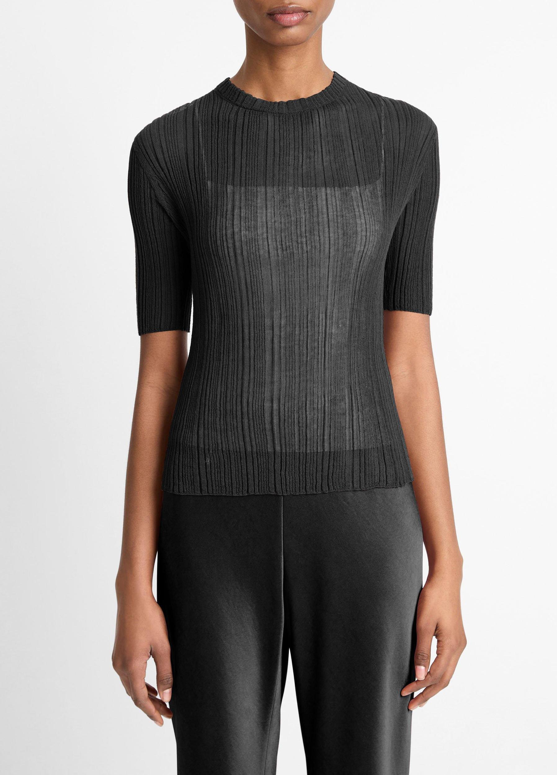 Italian Cotton-Blend Double-Layer Top Product Image