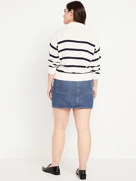 Mid-Rise Utility Mini Skirt Product Image