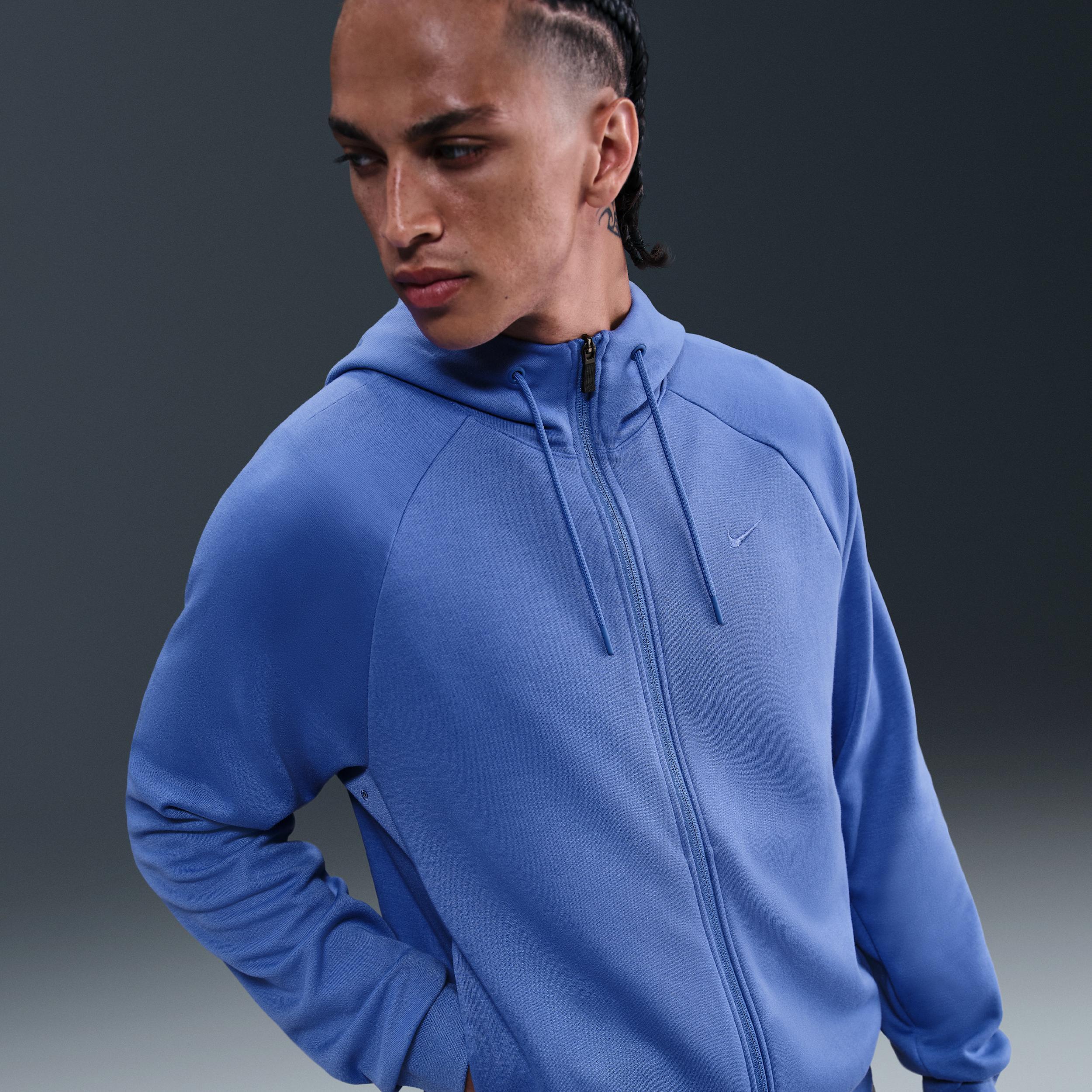 Nike Men's Primary Fleece Dri-FIT UV Full-Zip Performance Hoodie Product Image