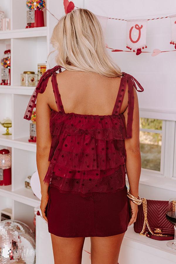 Can't Help Loving You Peplum Top Product Image