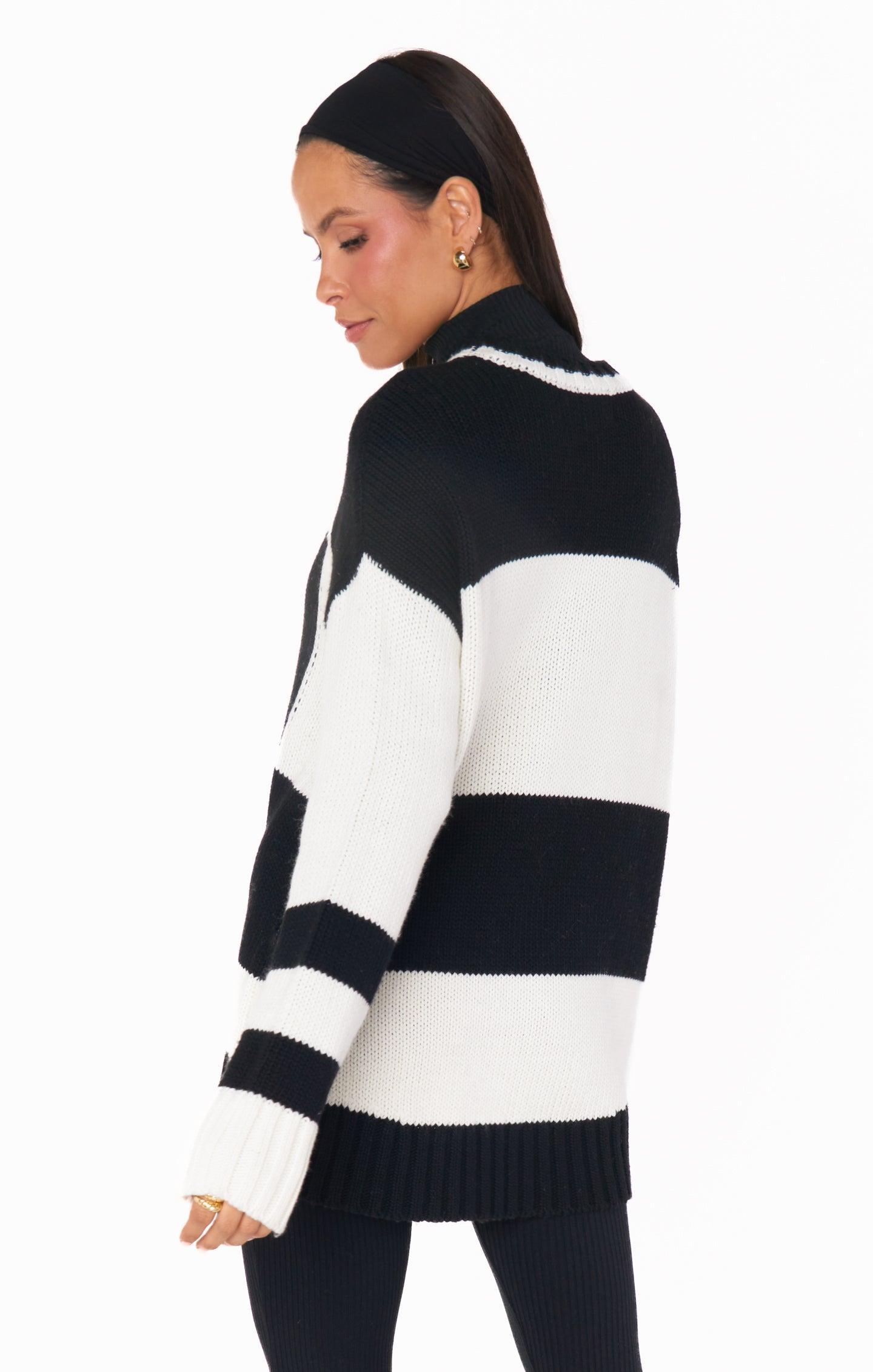 Ski in Sweater ~ Ski Knit Black Product Image