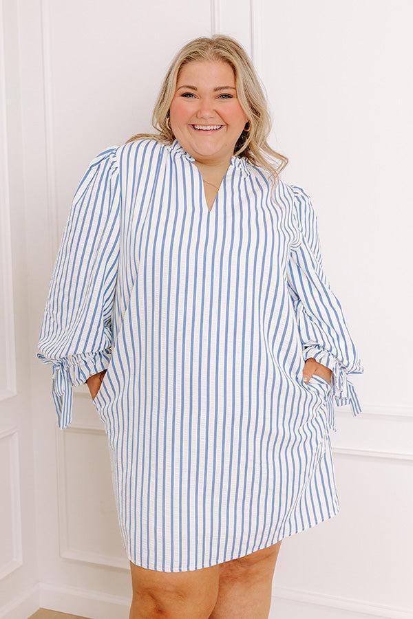 Sweet Lifestyle Stripe Mini Dress Curves Product Image