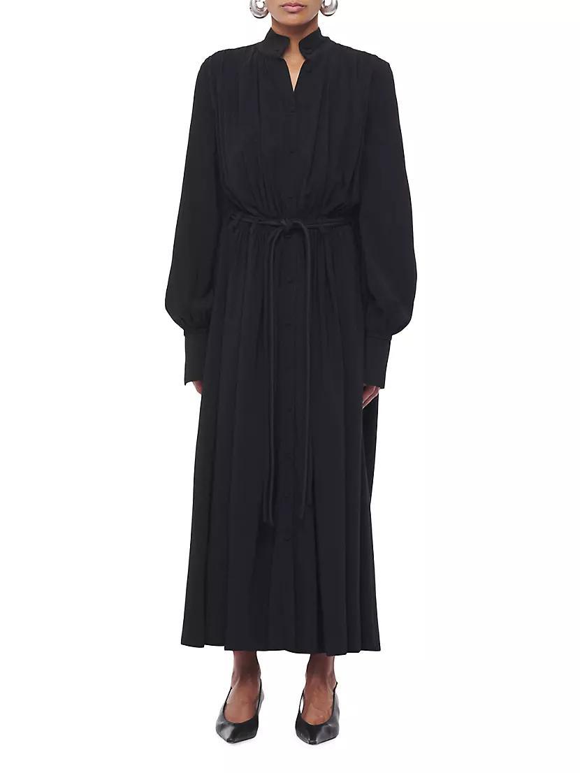 Drawstring Maxi Shirtdress Product Image