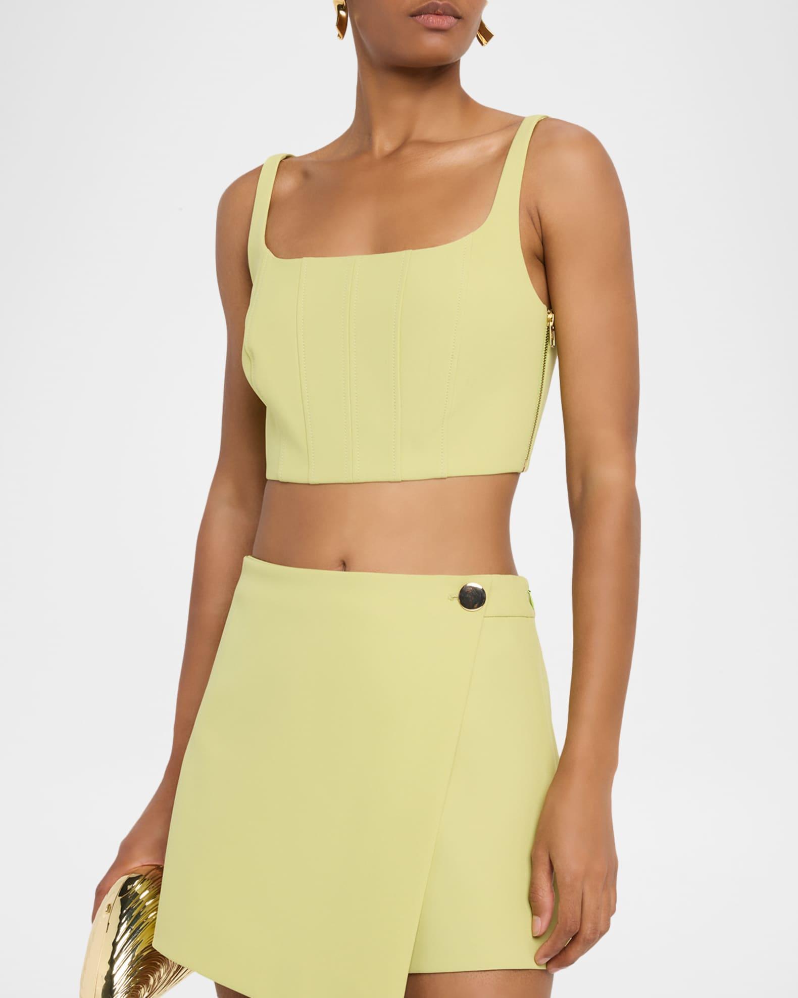 Rhea Cropped Corset Tank Product Image