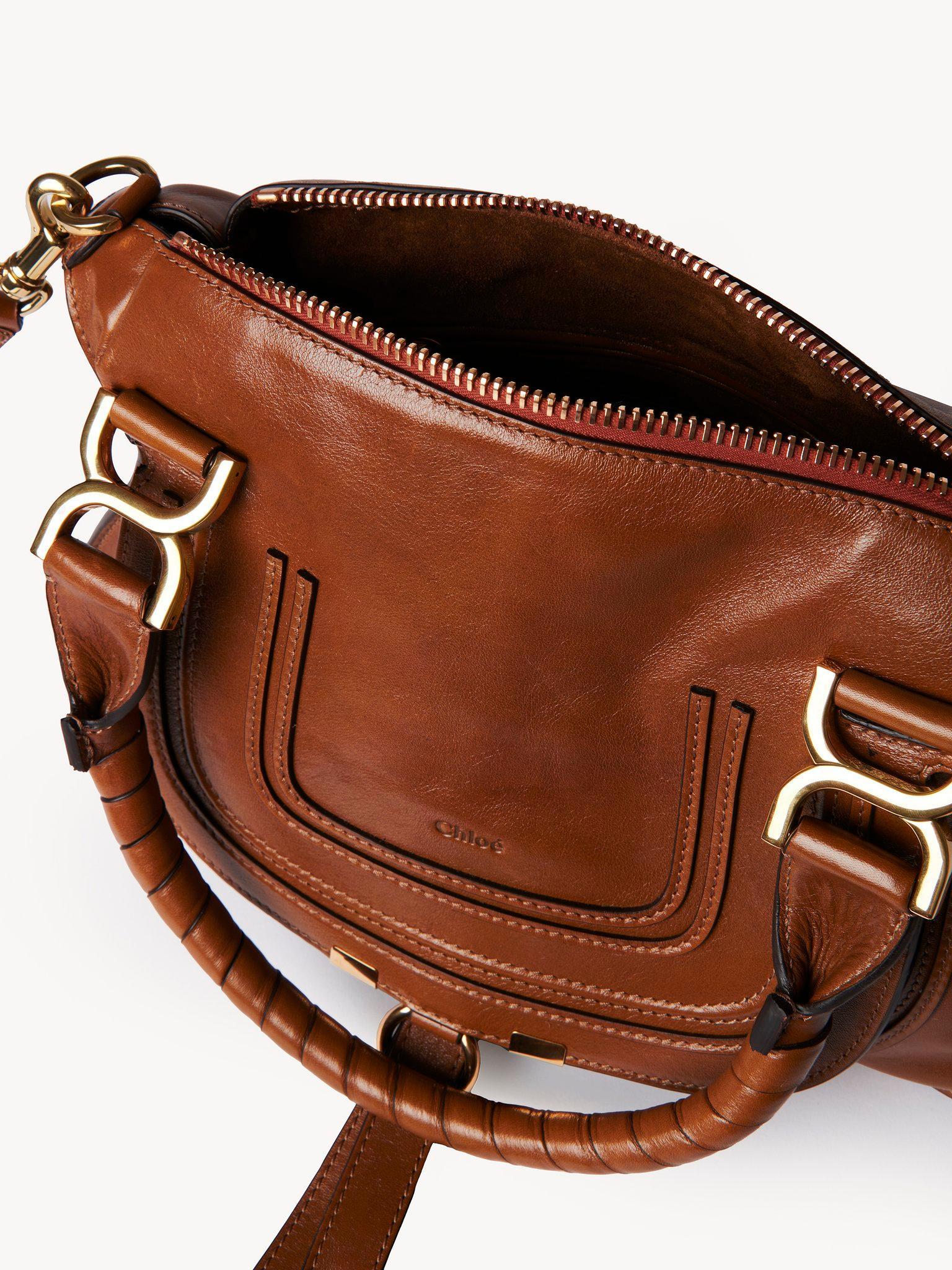 Small Marcie bag in shiny leather Product Image