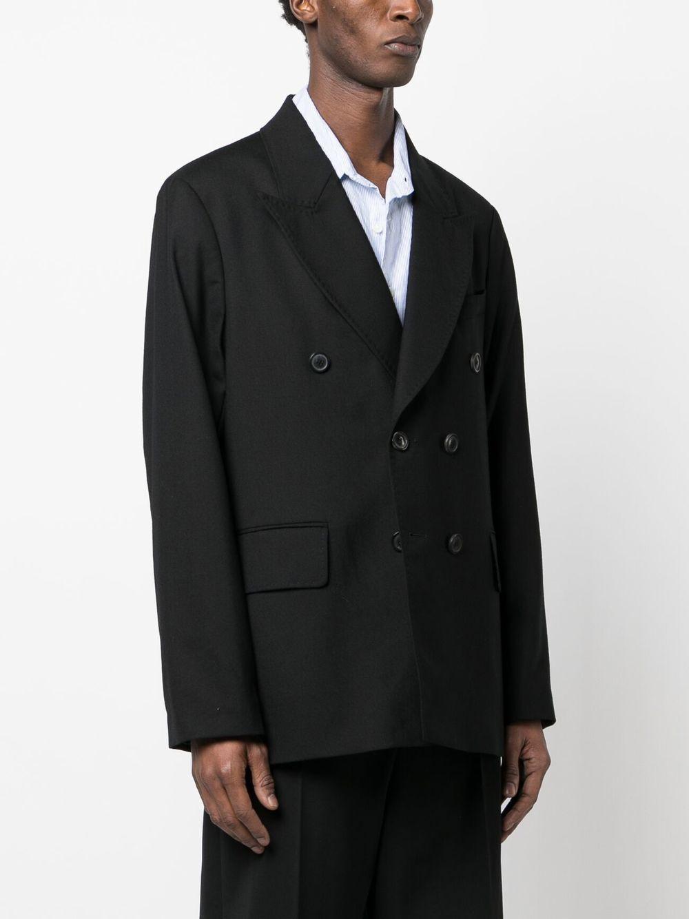 Unconstructed double-breasted blazer Product Image