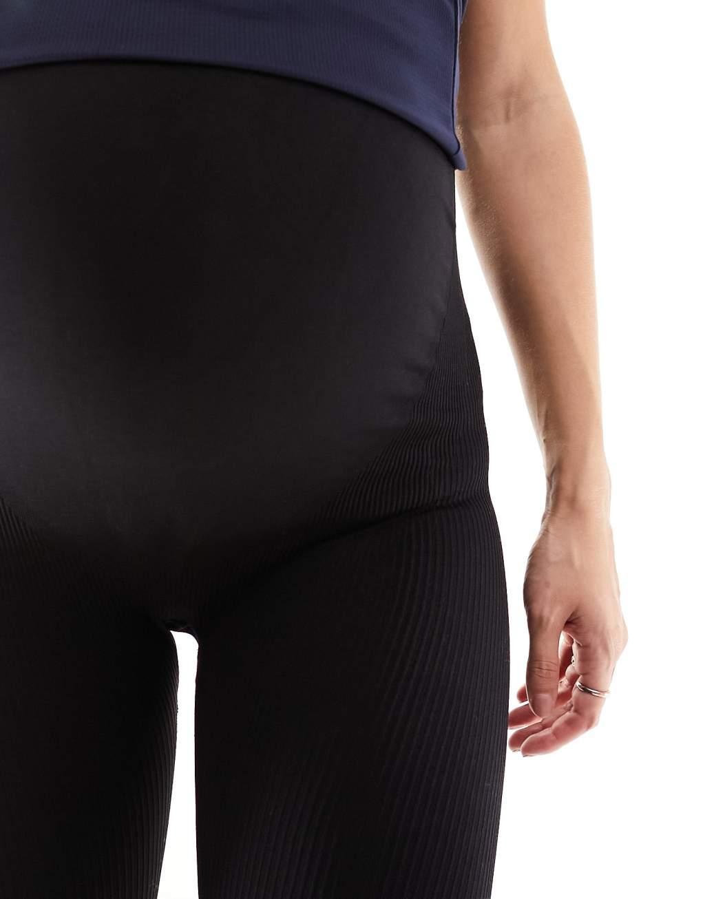 ASOS 4505 Icon seamless ribbed gym leggings Product Image