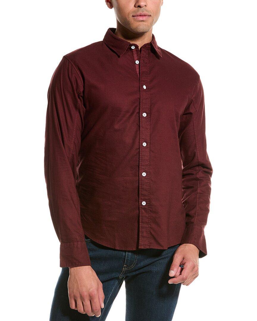 RAG & BONE Burgundy Tomlin Shirt In Red Product Image