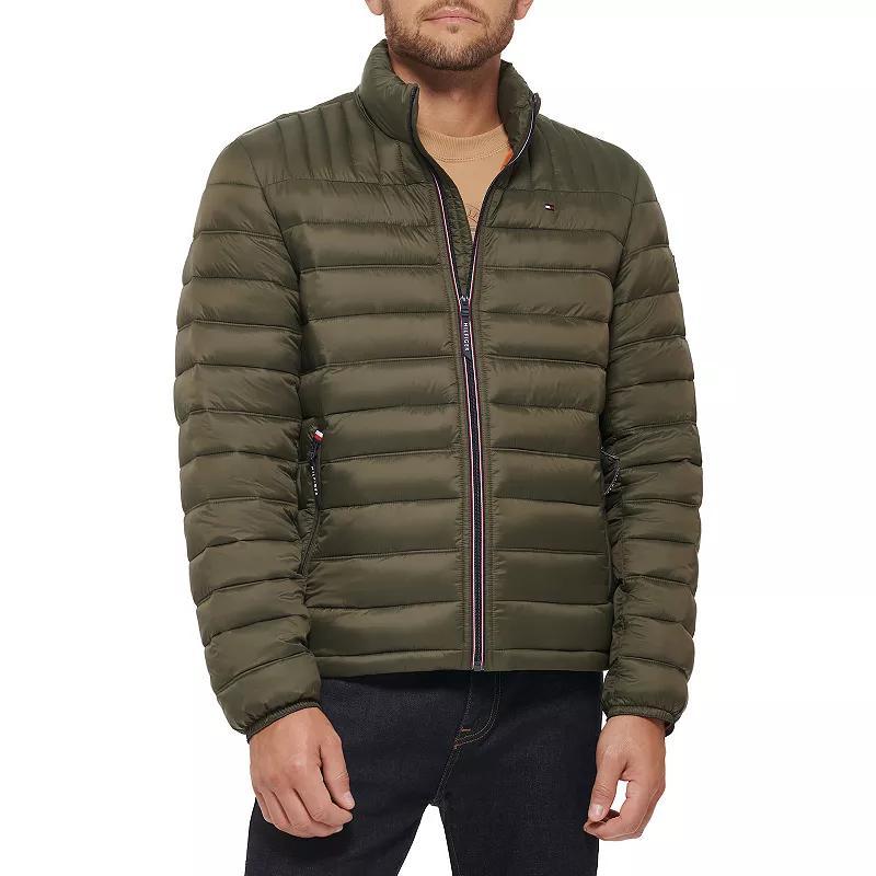 Big & Tall Tommy Hilfiger Stand Collar Packable Puffer Jacket, Men's,  Product Image